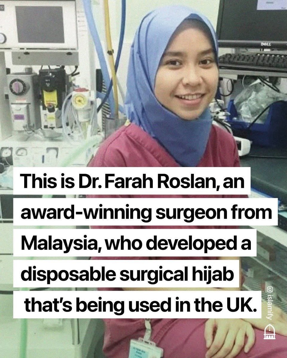 Our sisters should never have to choose between their devotion to Allah and their service to humanity.

Dr. Farah Roslan was removed from an operating room because of her hijab. Instead of walking away, she created the sterile surgical hijab.

She proved that sincerity and