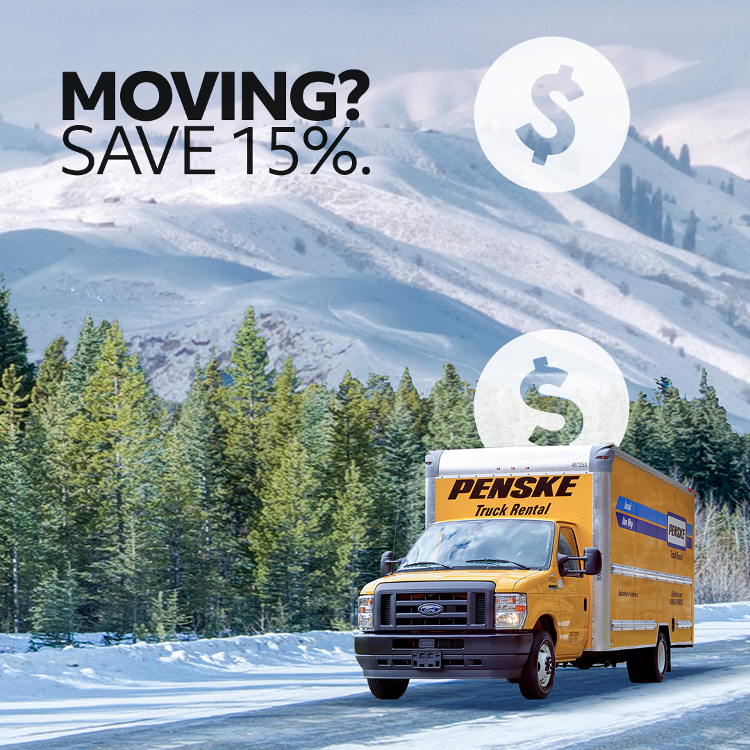dpshow's tweet image. For the month of January, use code NEWYEAR26 to save 15% on your one-way truck rental. Book by January 31 and schedule your pickup for any date. #PARTNER  @PenskeNews