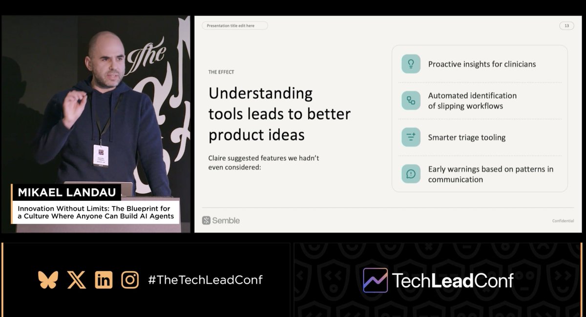 TechLead Conference tweet media