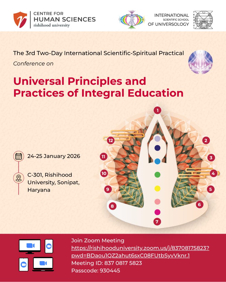 Center for Human Sciences | Rishihood University tweet media