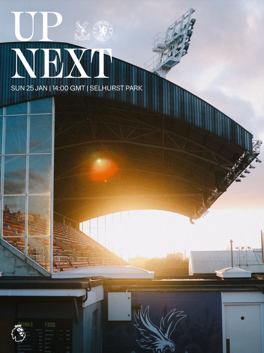 Chelsea travel to Selhurst Park next. 🦅🔜