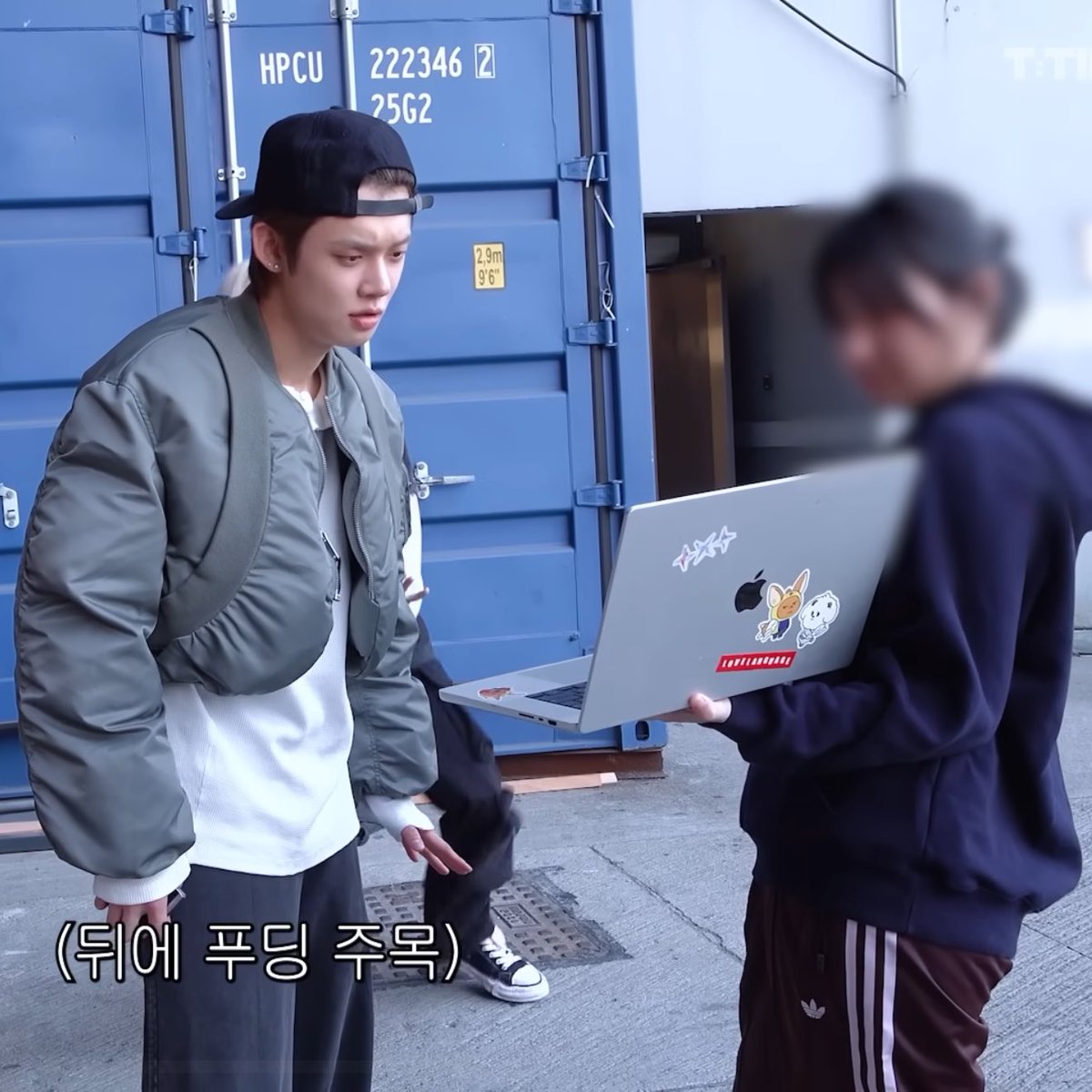 0313x0913's tweet photo. the ‘love language’ sticker right under the bamchoon stickers… real #bamchoon confirmed https://t.co/fZrSlOMQcL