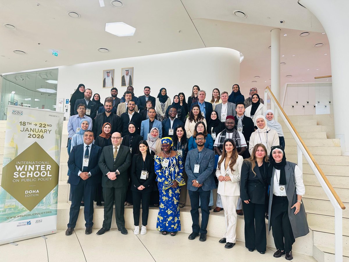 _IPPA_'s tweet image. Winter School Doha 2026 – Just ended !
This edition brought together 45 participants from 20 countries. 🌍
A special thank you to @policyCollege for their support and commitment !