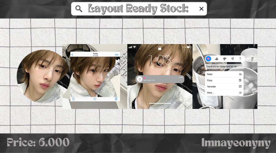 lmnayeonyny's tweet image. Help repost? Makasih 🫶

Hai, aku bawa 🛒 layout rs cortis martin, juhoon, seonghyeon, keonho ava png jpg ✨
🏷️ 6k/each
💰 Qris/e-wallet

#zonauang #zonajajan
