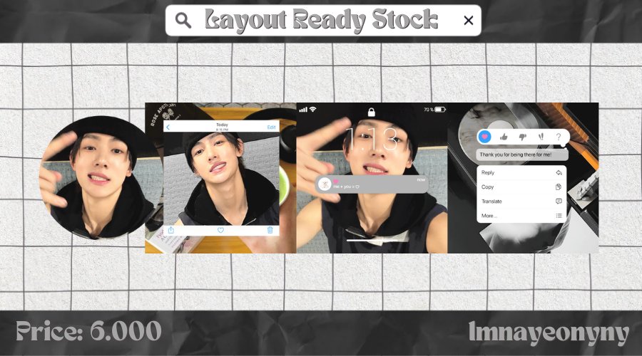 lmnayeonyny's tweet image. Help repost? Makasih 🫶

Hai, aku bawa 🛒 layout rs cortis martin, juhoon, seonghyeon, keonho ava png jpg ✨
🏷️ 6k/each
💰 Qris/e-wallet

#zonauang #zonajajan