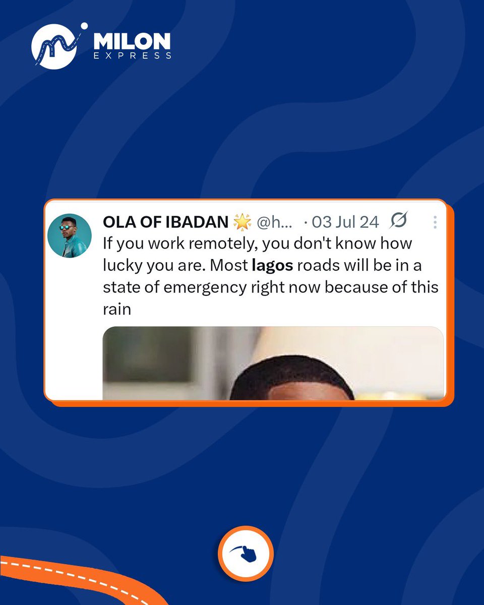 milon_express's tweet image. Daily commuting in Lagos comes with stories most people never forget. 

Drop yours in the comments 👇🏽
Let’s hear it.

#milonexpress #safesmartseamless #shuttleservices #corporatemobility #stafftransportation #madeinnigeria