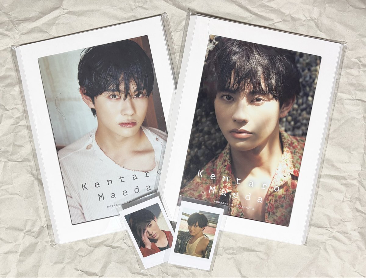 2026.01.23 【前田拳太郎カレンダー 2026.04-2027.03】 発売おめでとう