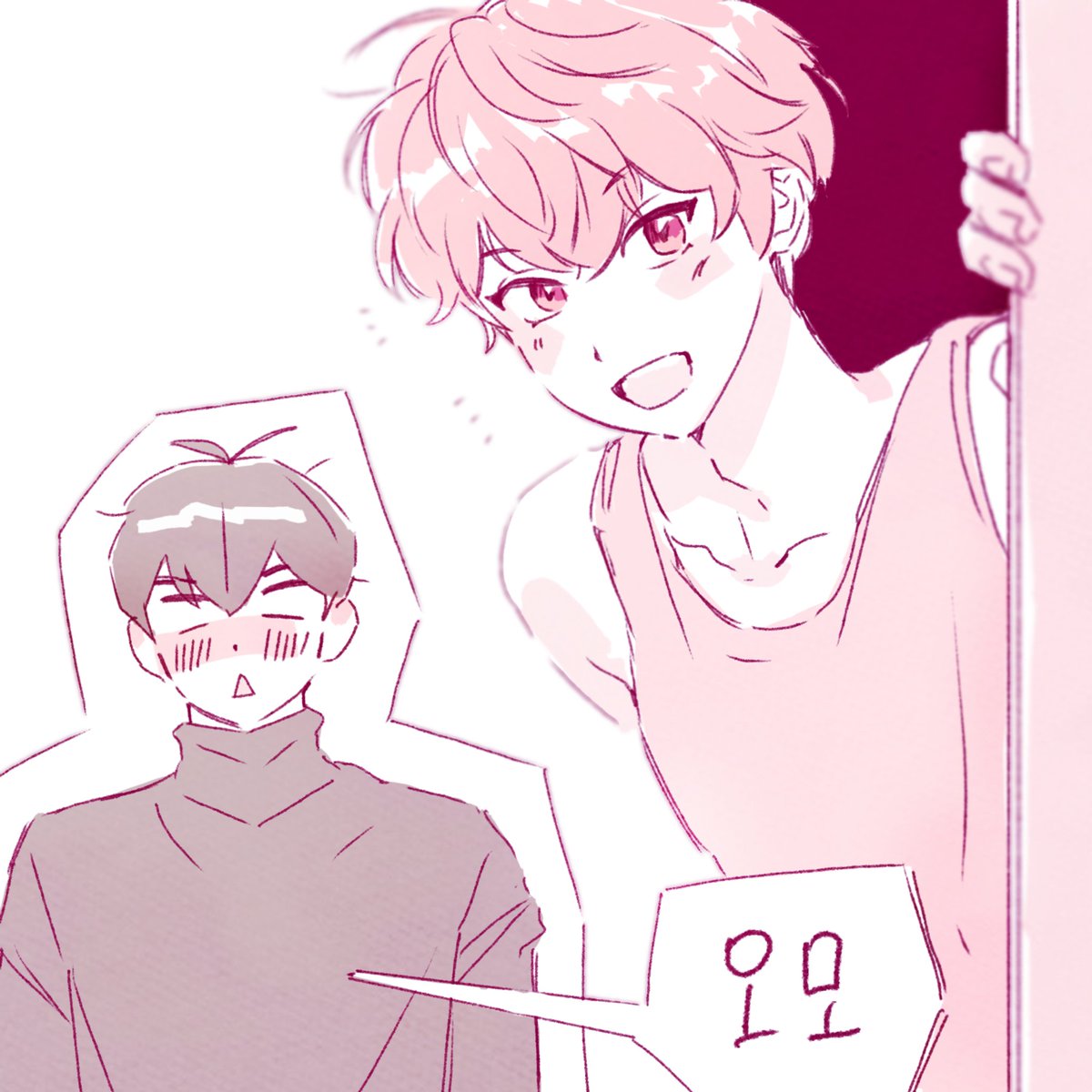 elymus55's tweet image. 파격적인 손님맞이😉