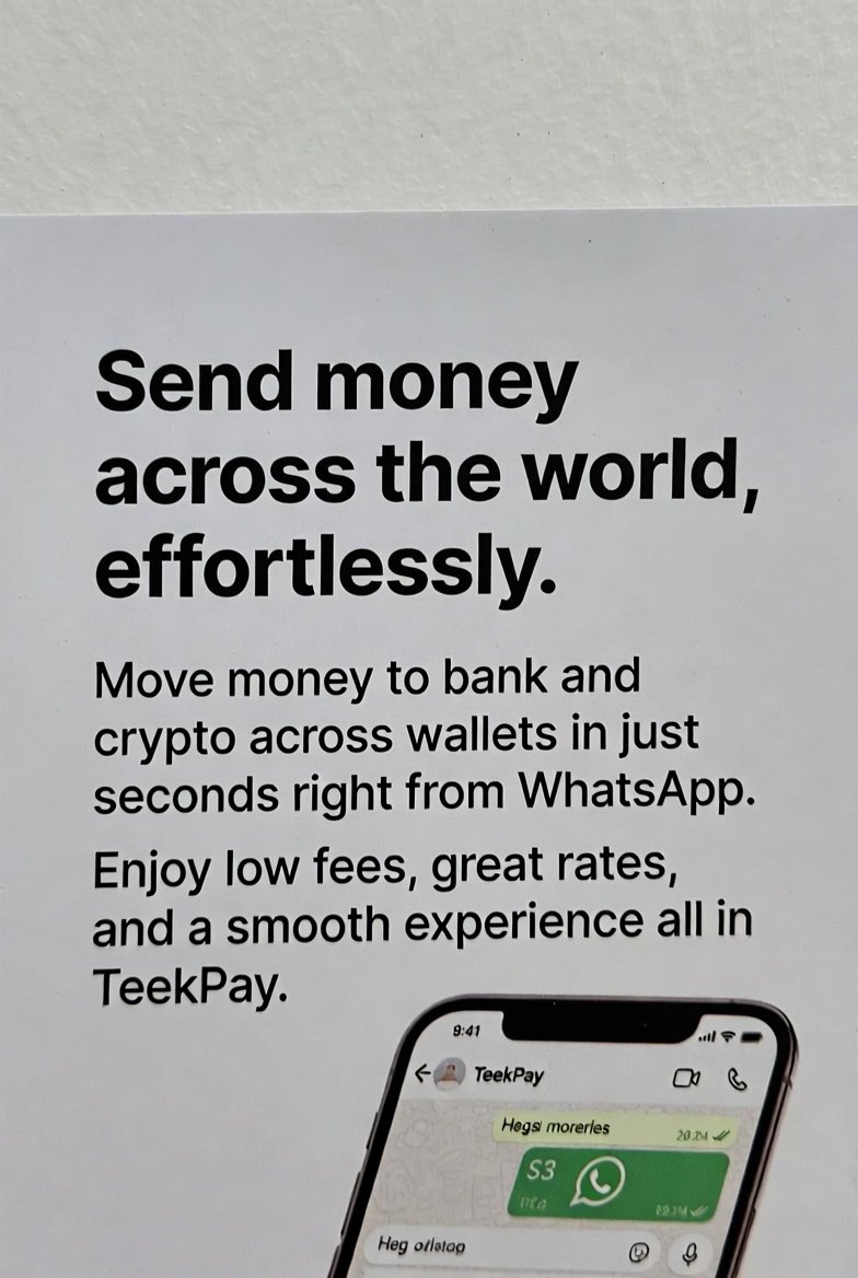 TeekPay - WhatsApp Crypto Wallet (@teekpay) / Posts / X