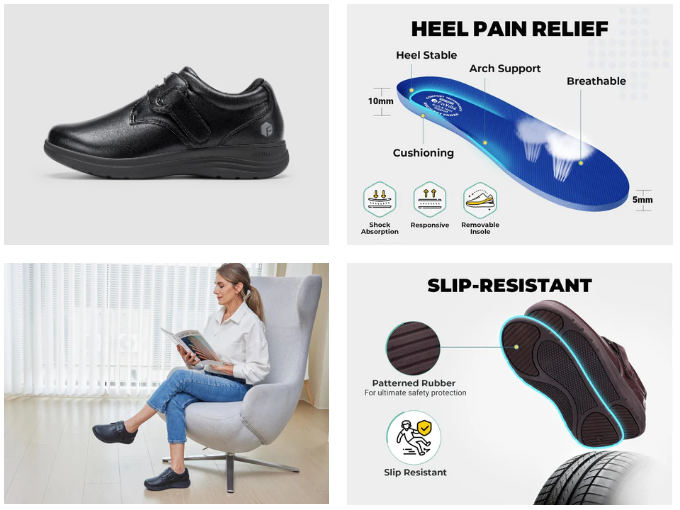 ShopTourEva's tweet image. Women Brisk Walk Elite Dress Shoes 👟

Elegant yet supportive shoes for women with wide feet – 4E toe box, adjustable straps, arch support, and slip-resistant soles for all-day comfort.
💡 fas.st/mjFfzb
#WomenShoes #ComfortWalking #WideFit