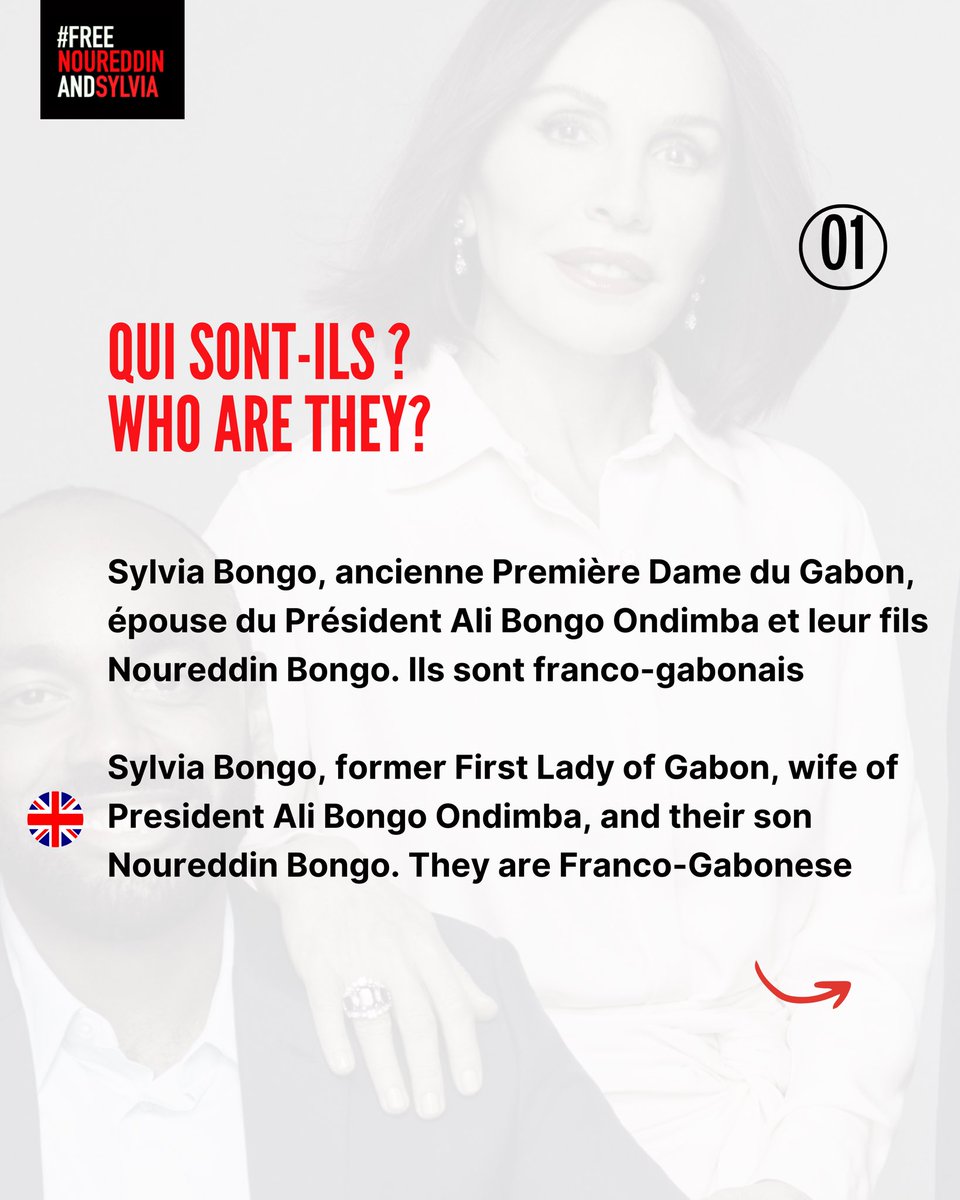freenourandsyl's tweet photo. 🇬🇧 version below 👇🏻
1/3
⬇️
Pendant 625 jours, @noureddinbv et @sylviabongo ont été séquestrés illégalement, torturés, spoliés et réduits au silence. Depuis leur libération en mai 2025, ils racontent leur histoire : les violences subies, les injustices, mais aussi leur force, leur résilience et leur combat pour la vérité et la liberté.
👉 Swipe up pour découvrir chaque étape : coup d’État, détention, tortures, spoliation, libération, prises de parole, vidéos en caméra cachée, « procès » actions à venir… On résume tout ! 📢

🇬🇧
For 625 days, @noureddinbv  and @sylviabongo were illegally detained, tortured, dispossessed, and silenced. Since their release in May 2025, they have been telling their story: the violence they endured, the injustices, but also their strength, resilience, and fight for truth and freedom.
👉 Swipe up to explore every stage: coup d’état, detention, torture, dispossession, release, public statements, hidden camera videos, “trial,” and upcoming actions… we cover it all! 📢