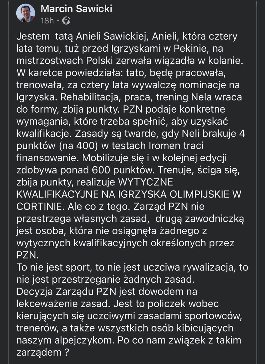 swiety_swiety's tweet image. Polecam przeczytać post i pomóc nagłośnić sprawę o patologii w Polskim Związku Narciarskim ⤵️⤵️⤵️ 

Jak możecie, to dajcie RT, bo wygląda na to na aferę, która bez rozgłosu w internecie zostanie zamieciona pod dywan.