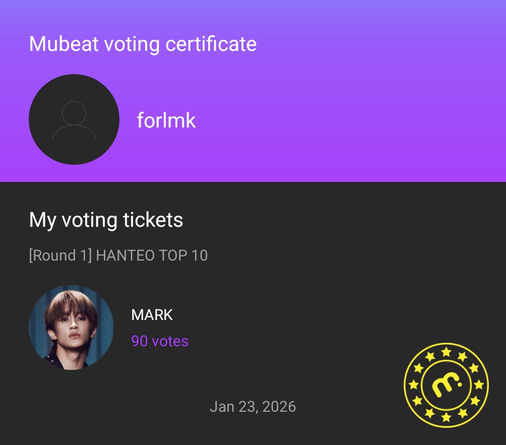 markmoIo's tweet image. vote for mark!! 

🔗whosfan.com/ranking/696883…
🔗mubeat.applink.info/ThsTDPOG2A
🔗fancast.go.link/fUFD6