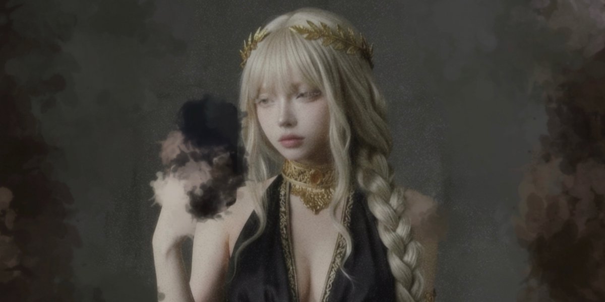 narusekamo's tweet photo. Queen Marika is a god of the Elden Ring.
You must not touch me. If you did... do you have any idea what would happen?