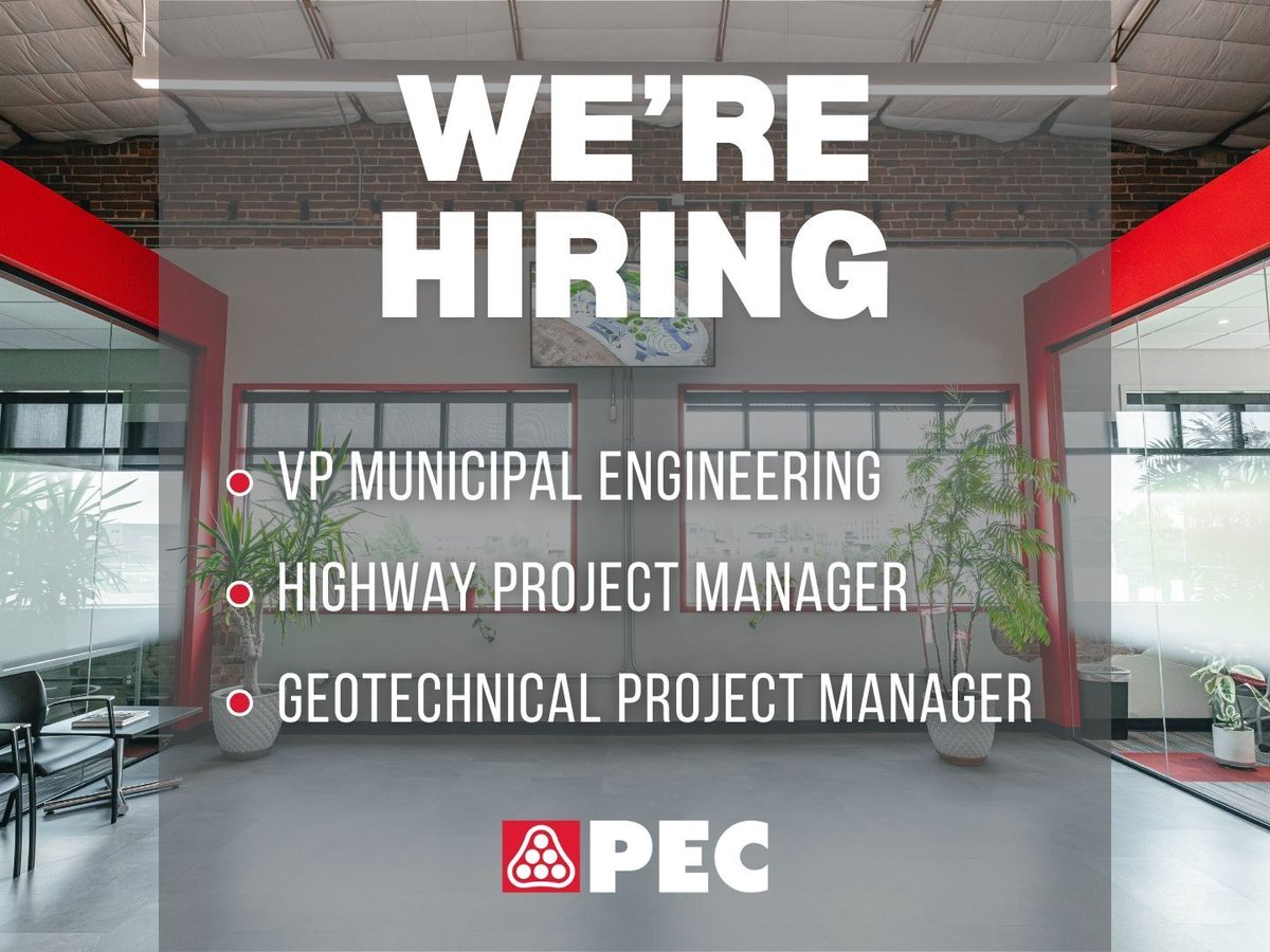 If you're ready to take on exciting challenges and build something that lasts, PEC is hiring across multiple disciplines and departments. View openings here: na2.hubs.ly/H031ft90