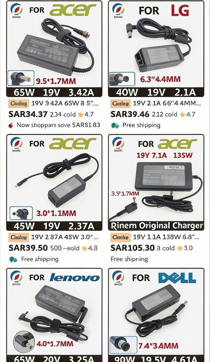 Image for the Tweet beginning: شاحن لابتوبك خرب ولايهمك هذا