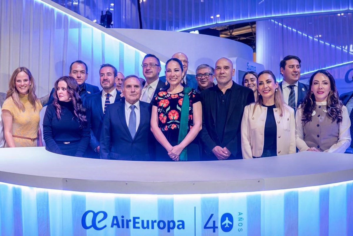 LibiaDennise's tweet image. Hoy damos un paso muy importante para acercar a Guanajuato con el mundo. ✈️🌍
Firmamos un compromiso formal con @AirEuropa para avanzar en la nueva ruta aérea Bajío–Madrid, un proyecto que fortalece nuestra conectividad internacional y abre nuevas oportunidades para el turismo,…