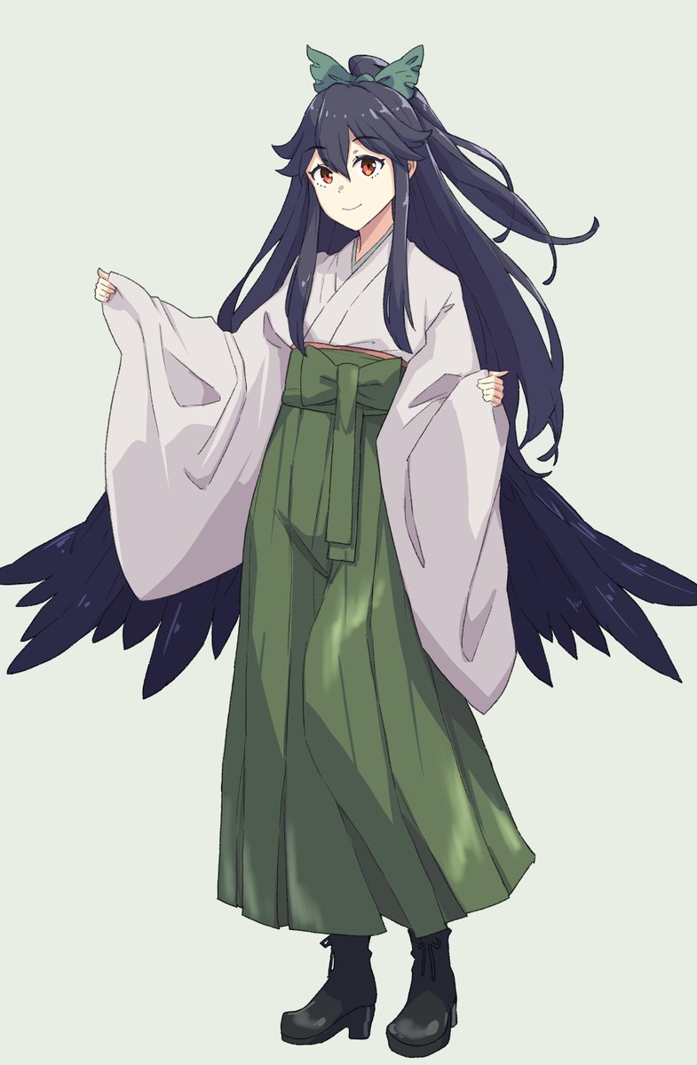 jack74959's tweet image. #深夜の真剣お絵描き60分一本勝負
霊烏路空
袴