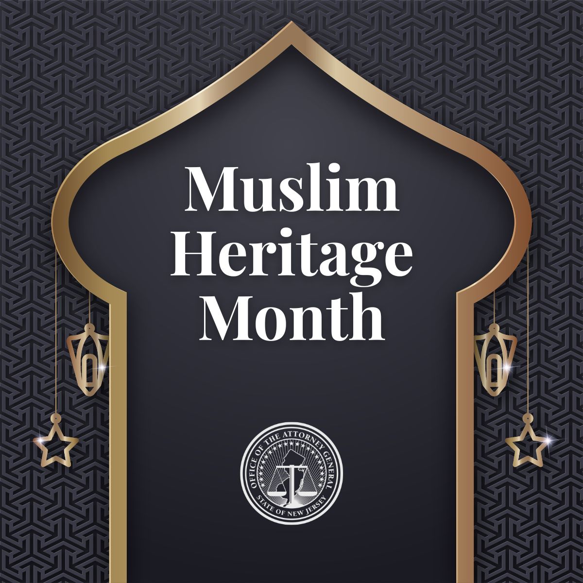 NewJerseyOAG's tweet photo. Proud to celebrate Muslim Heritage Month in New Jersey. 

Our state’s strength is its diversity—and it is richer for the contributions of Muslim Americans, including more than 320,000 who proudly call New Jersey home. https://t.co/ZmuifMXNCB