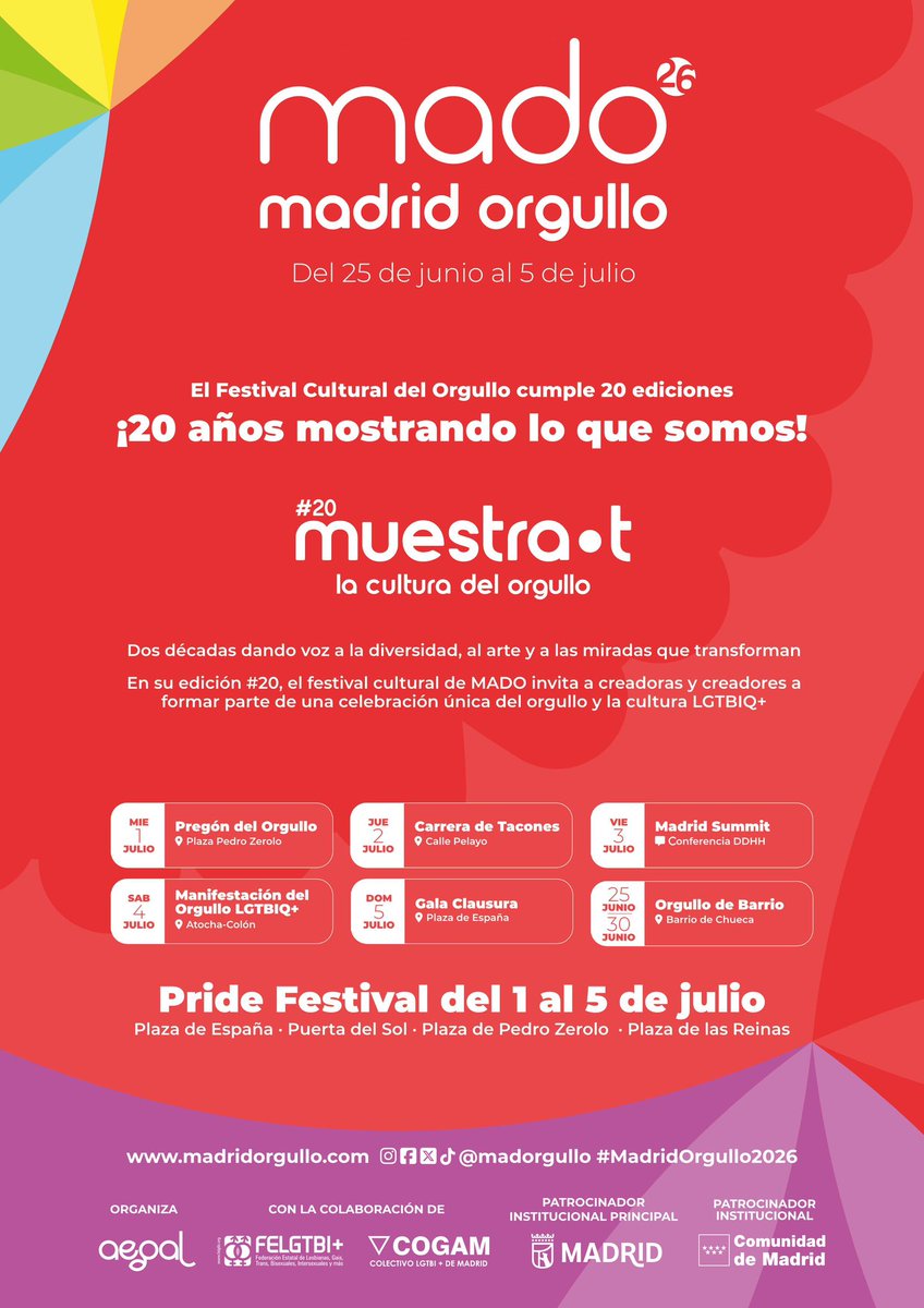 MADO Madrid Orgullo tweet media