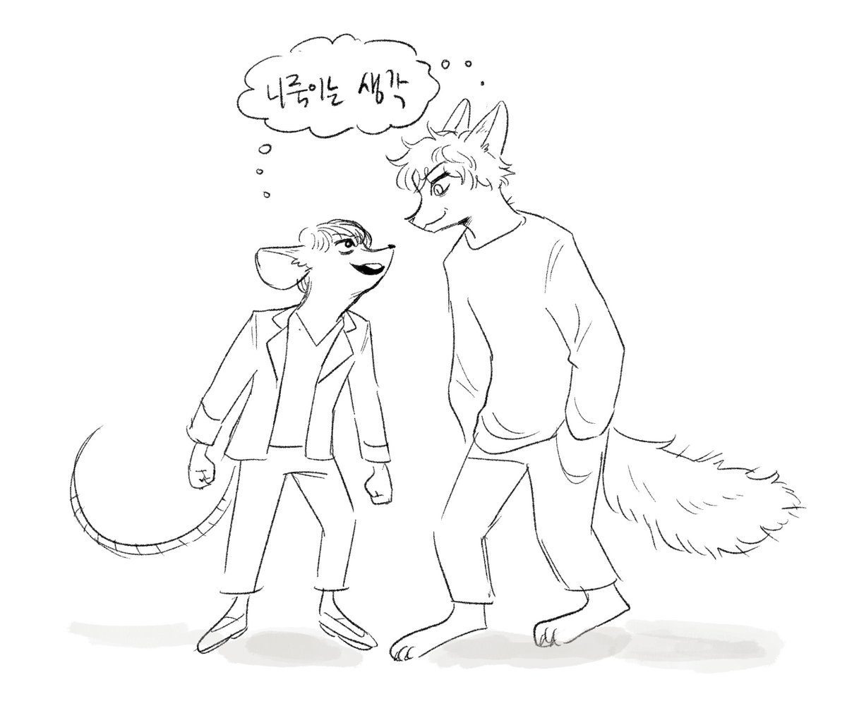 햄철코어
🐀:못잡아먹겠쥐?ㅋ
🐈‍⬛:(입맛다심)