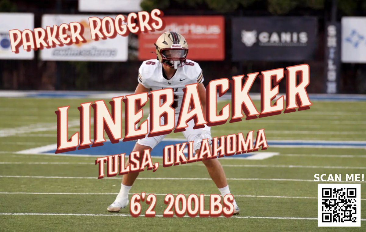 Parker Rogers | ⭐ | 6'2" 210lb LB | 2027 | 25 ACT tweet media