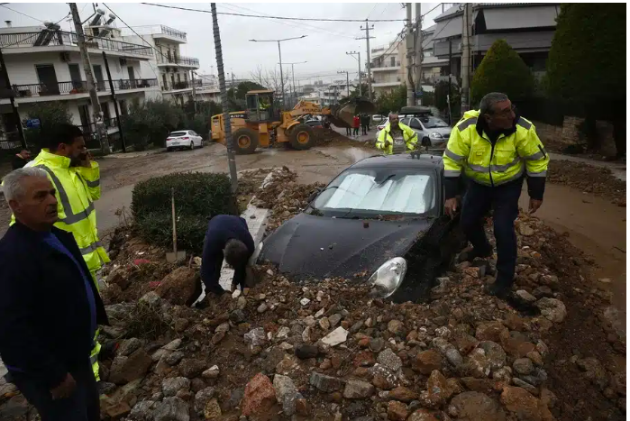 realDimitraE's tweet photo. Earth 2026: Politicians vs the people.
They face zero real consequences for failures, corruption, wars, neglect.

We bear every cost: deaths, poverty, chaos, broken trust. #Glyfada #GreeceFloods #floods. https://t.co/L9OwZc0UQL