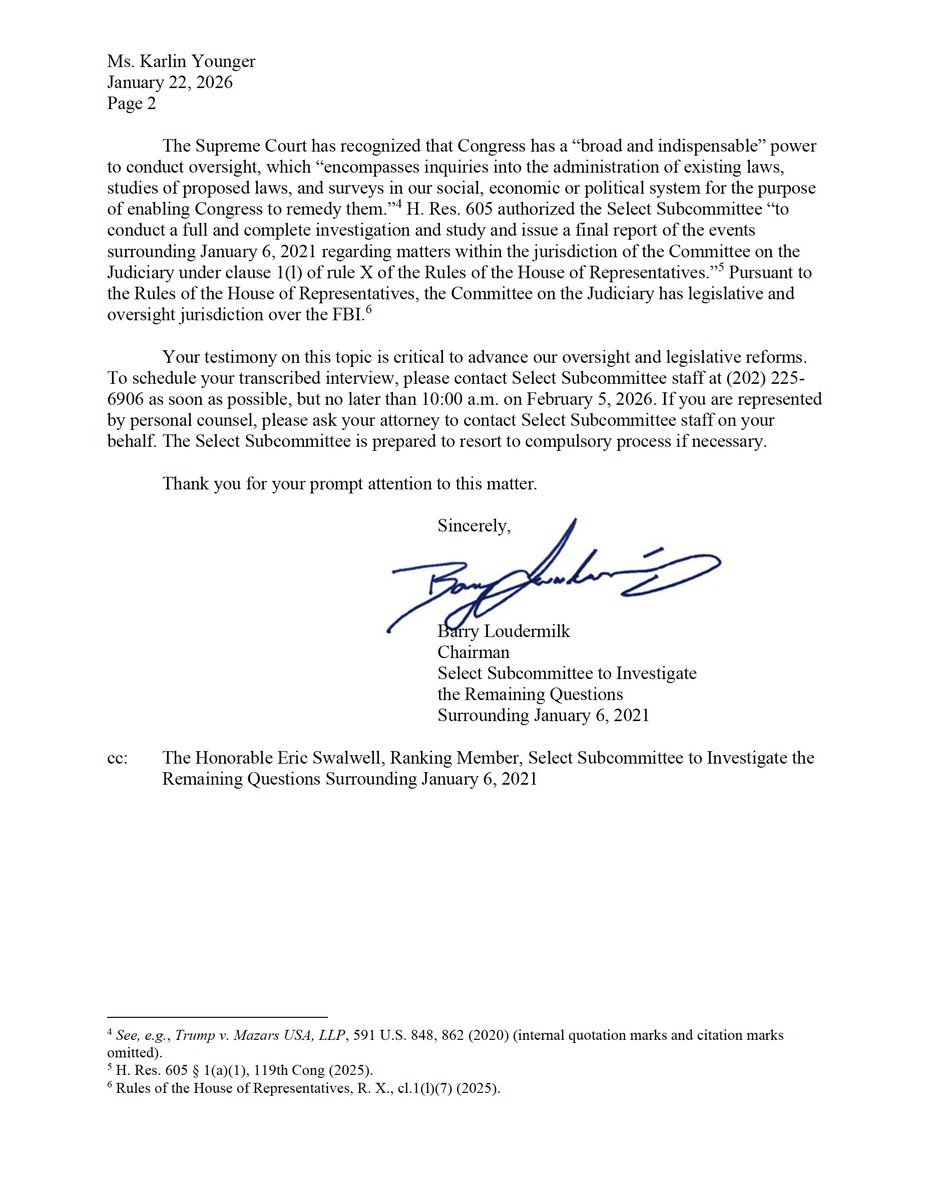 Select Subcommittee on January 6th tweet media