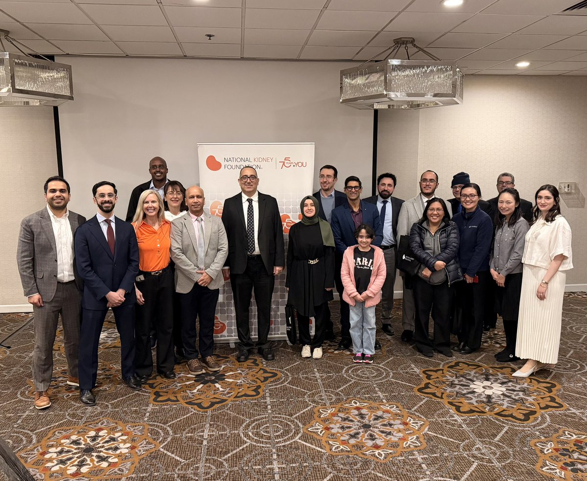Myasirbaloch's tweet photo. Great evening at the @NKF_KSMO Fellows Forum. Loved seeing fellows and faculty from @WashUNephrology and @slunephrons come together for thoughtful, fellow-led case discussions on nephrology care! 
#STLFellowsForum #WashUNephrology #MedEd #Nephstrong https://t.co/W59wDIyWgC