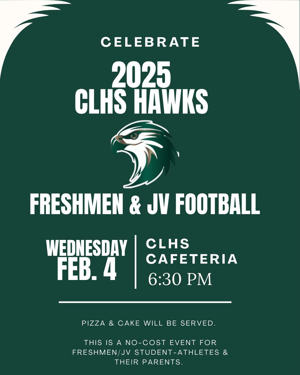 CL Hawks Football tweet media