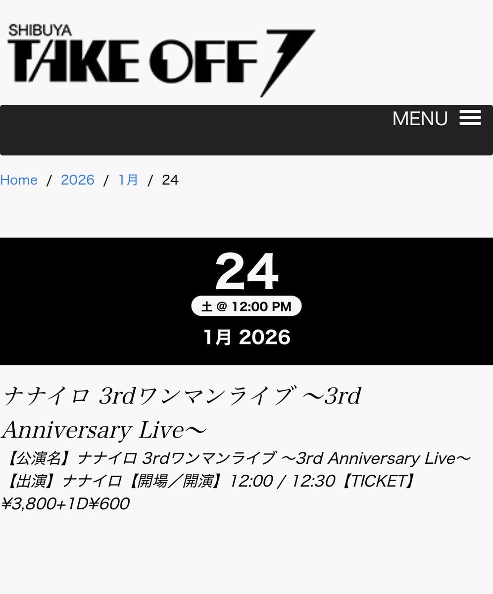 happet115's tweet photo. 📢明日です🌈
ナナイロ3rdワンマン！！！
渋谷TAKE OFF7にてお待ちしております🧚🏻
個人的には2年ぶりのステージ！楽しみ☺️
今回のグッズもとても可愛いので、是非👕 https://t.co/o6kbrnRqod