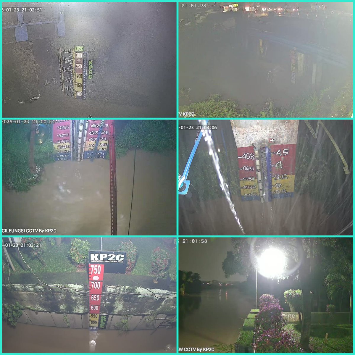 #InfoKP2C #TMA #Jumat23Januari2026 
hulu Cileungsi Siaga 4, Cikeas Normal &amp; P2C Siaga 3. 
Cileungsi mendung dan Cikeas gerimis. 
<a href="/infoJATIASIH/">Jatiasih™</a> <a href="/kec_jatiasih/">KECAMATAN JATIASIH | #AyoPakaiMasker</a> <a href="/pemkotbekasi/">Pemerintah Kota Bekasi</a> <a href="/bogorkab/">Pemerintah kabupaten Bogor | #75TahunJabar</a> <a href="/BPBDJabar/">BPBD Provinsi Jawa Barat</a> <a href="/bpbdbogorkab/">bpbdbogorkab</a> <a href="/pastigana/">Pastigana BNPB</a> <a href="/txtdrbekasi/">TxtdariBekasy 🇵🇸</a> #SiapUntukSelamat #BudayaSadarBencana #StaySafe