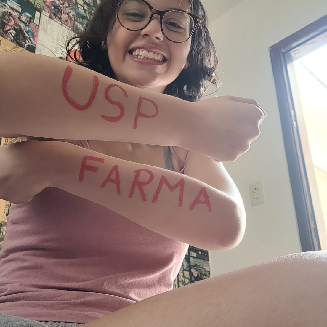 marizoioca's tweet image. finalmente sou FARMA USP CARALHOooOoo