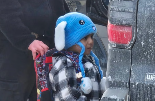 josephattard02's tweet photo. This is Liam Ramos. Detained by ICE along with his father, who entered the USA legally &amp; has an active asylum case. JD Vance claimed Liam's dad 'abandoned' him &amp; ICE detained him for safety, but superintendent of his school distict says both were seized on their driveway... https://t.co/M5lOcUOdfR