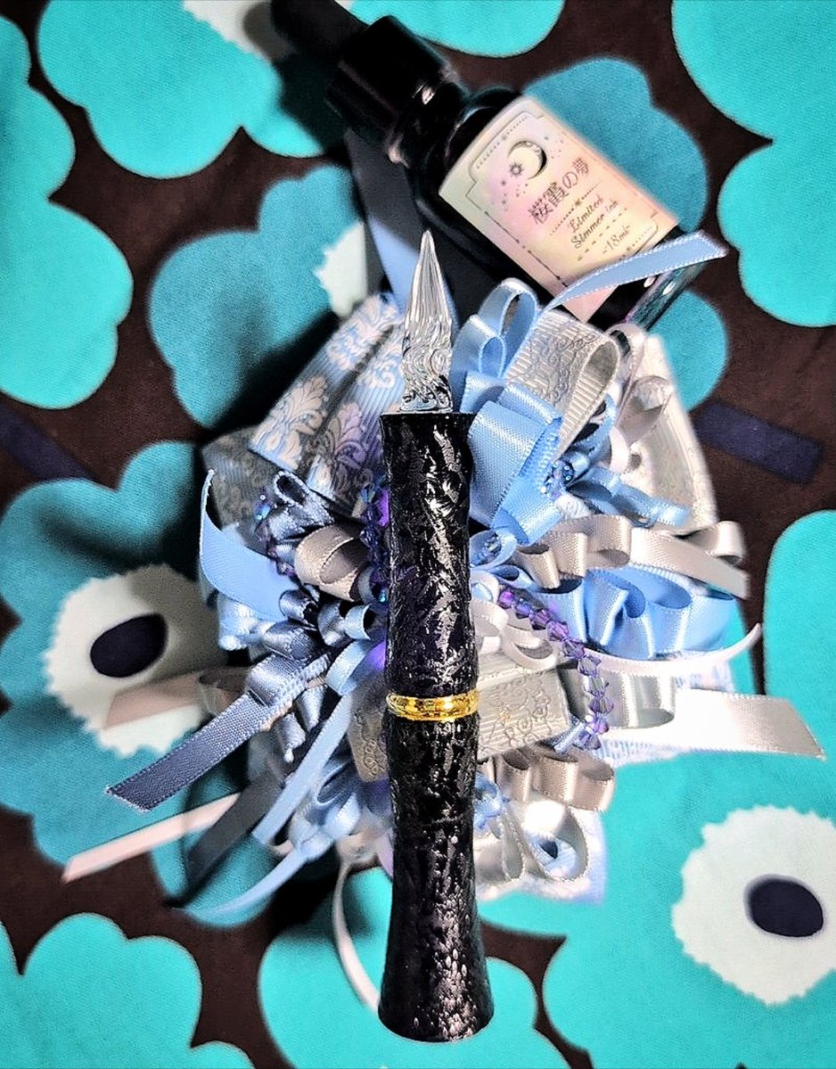 kiji__1's tweet image. ㊗️約2週間ぶりのシャドバン解除記念に

上の日記に使用したものをツリー繋げてみた💓

❥インク 桜霞の夢 #FairyNote
❥ガラスペン 月に願う #GlassStudioTooS