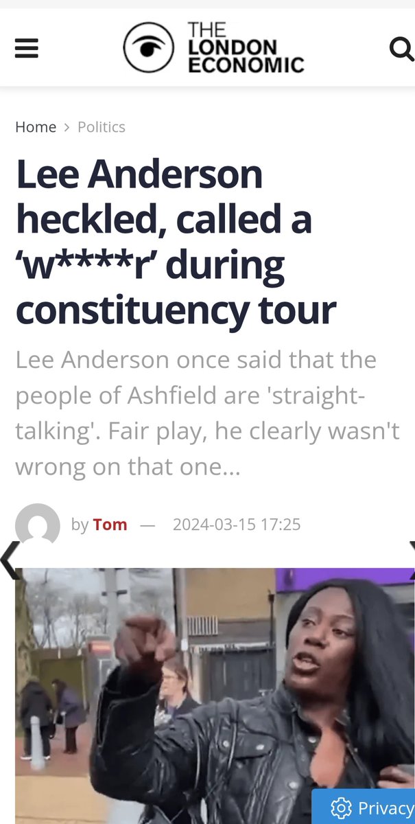 LeeAndersonMP_'s tweet image. Justice At Last.

In March 2024 a woman harassed and verbally assaulted me in Sutton Town centre. It was a vile tirade of vicious and threatening language that went on for 20 minutes whilst I was out on the campaign trail. 

This was in front of my family members including my…