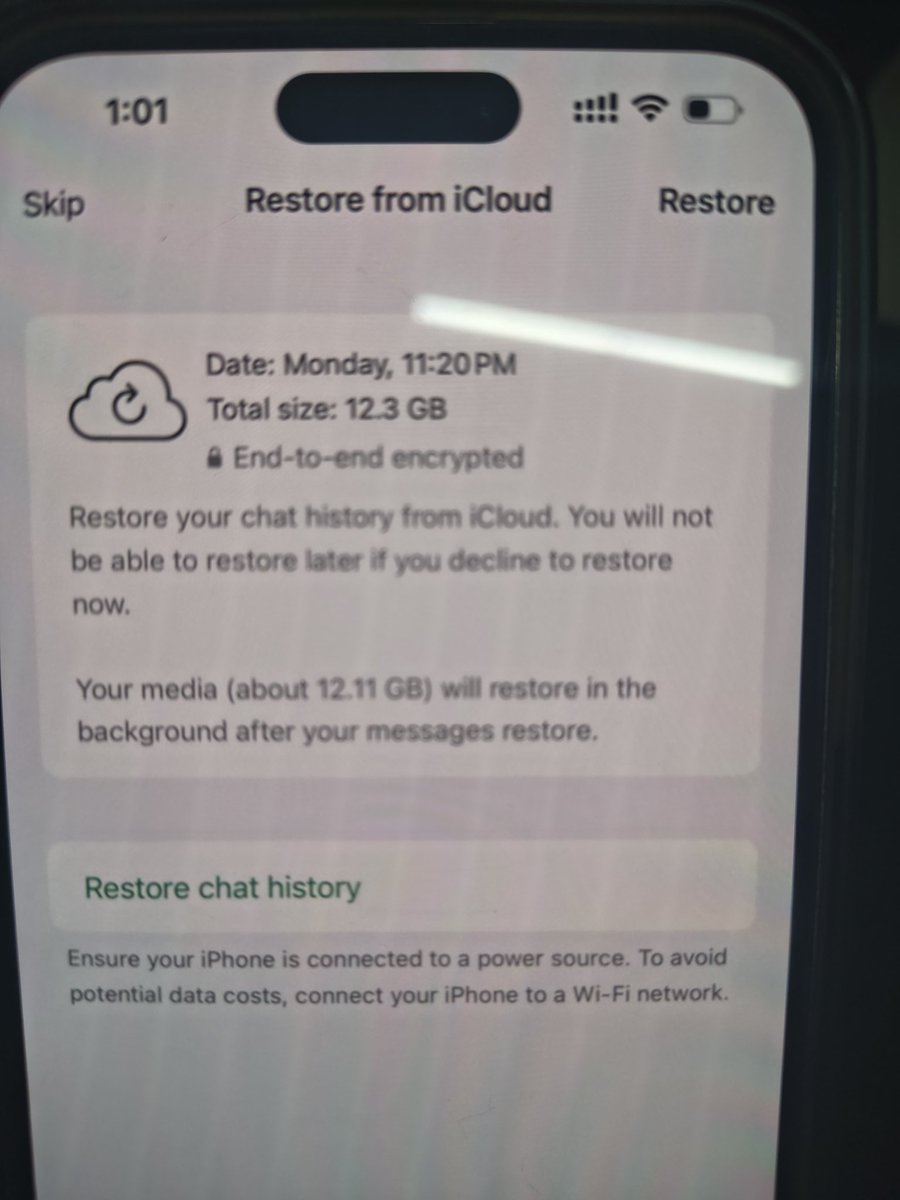 Deepakkumar0607's tweet photo. @WhatsApp @MarkZuckss @iCloud 

Still nothing has been done my data was not recovered till yet https://t.co/hxx9scZx4p