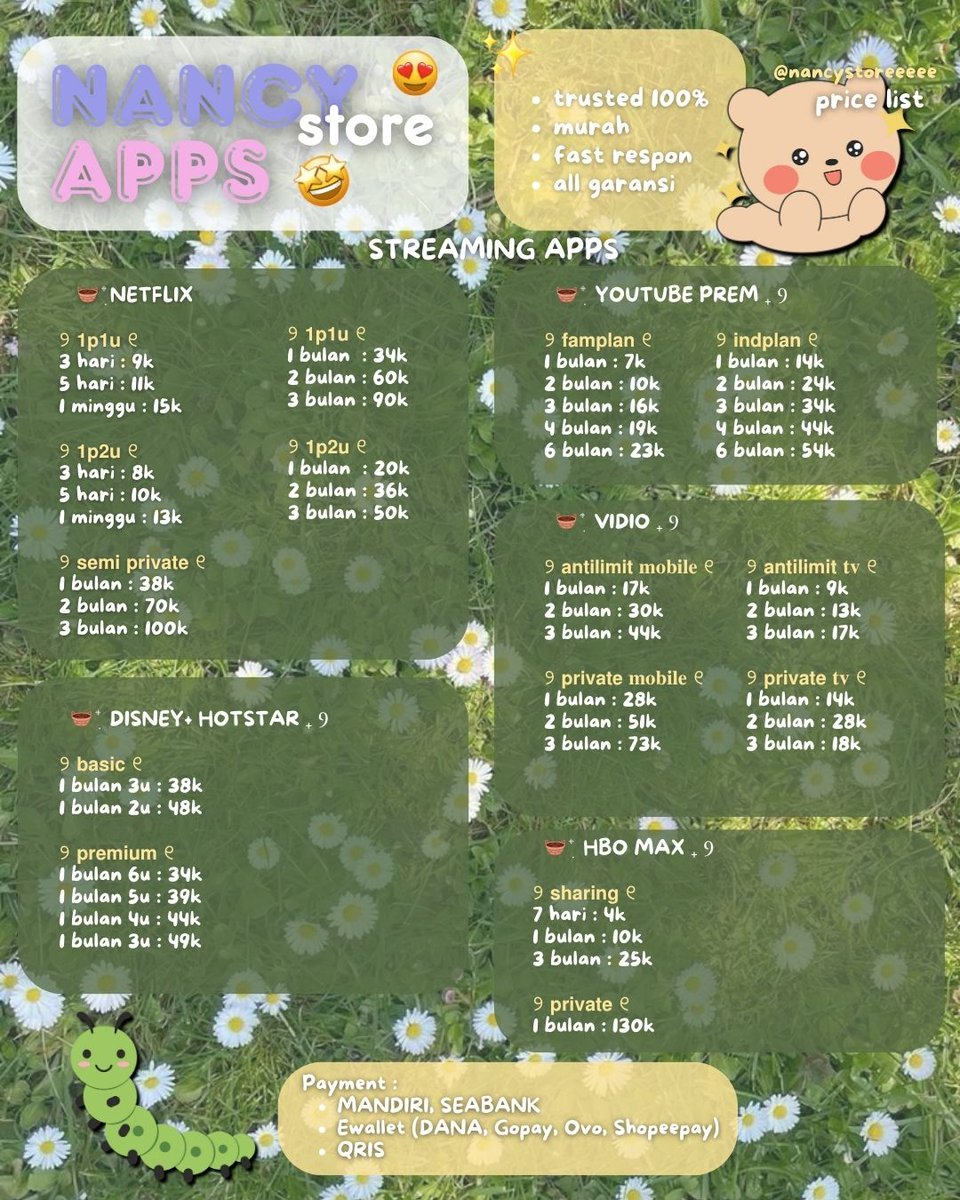 nancy | perdana jualan app prem tweet media