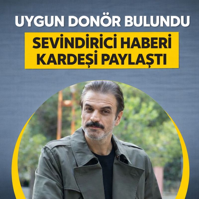 Karaciğer yetmezliği ile mücadele eden Ufuk Özkan için uygun donör bulundu..

Kendisine Acil şifalar diliyorum 🙏