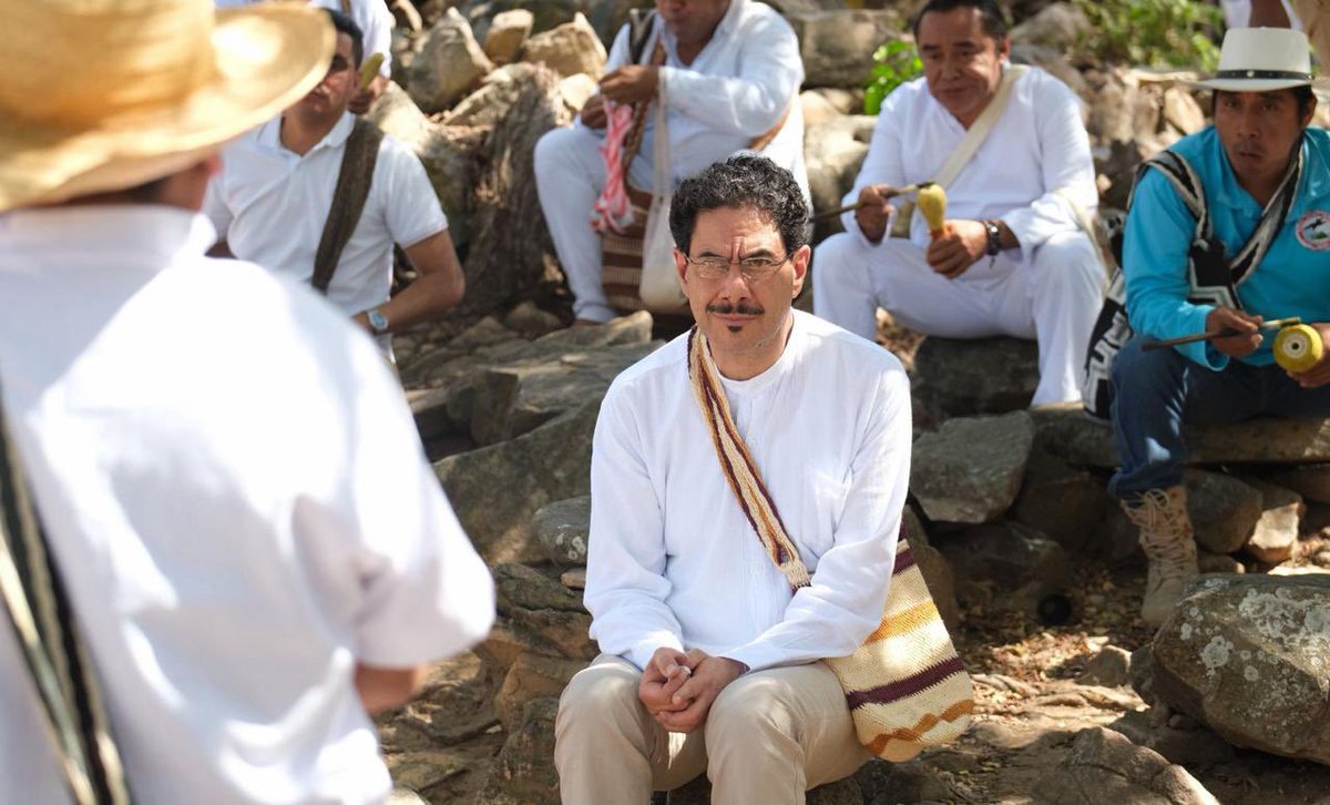 IvanCepedaCast's tweet image. AYER EN LA TARDE ESTUVE CON LOS PUEBLOS KANKUAMO Y WIWA, Y SUS AUTORIDADES. APRENDIENDO DE SU SABIDURÍA: GOBERNAR CON LA NATURALEZA. 

Participé en una ceremonia de protección espiritual junto a las autoridades ancestrales de los pueblos Kankuamo y Wiwa. Escuché sus palabras…