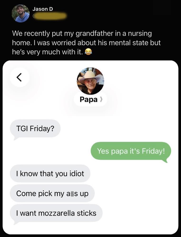 Do what Papa says 😂