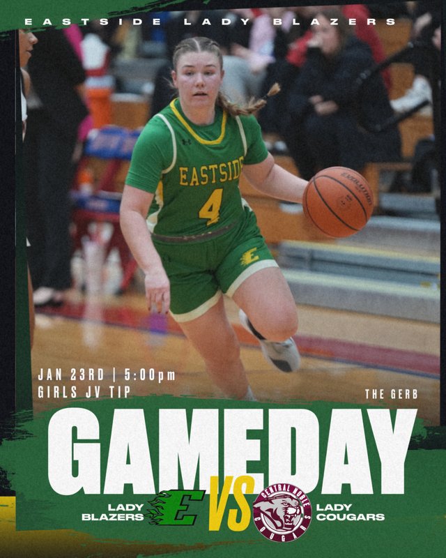 NECC Conference match-up tonight in Butler on GERB Court as Central Noble comes to town. Come out and support these Lady Blazers ⚡️⚡️ JV girls game at 5 followed by the girls Varsity then boys Varsity.  Lets go Ladies ⚡️⚡️#DriveDeterminationDiscipline #WeWillDoThisTogether