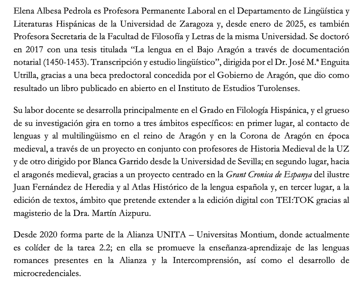 Historia152's tweet photo. Continuamos con las presentaciones de los miembros de Historia15. 
Forma parte del equipo investigador... Elena Albesa Pedrola @Elealbesa, profesora de la @unizar @FacultadFiloZgz https://t.co/hUa4osssj8