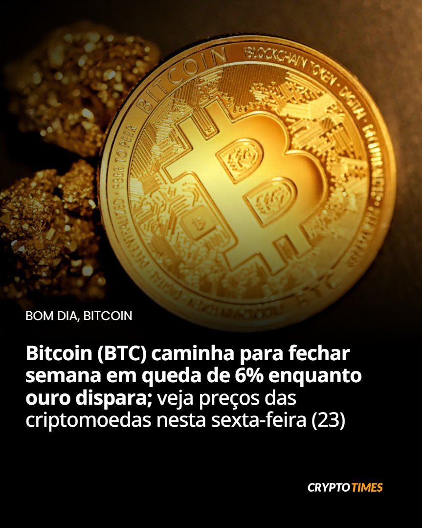 O bitcoin (BTC) é negociado próximo dos US$ 90 mil na manhã desta  sexta-feira (23), com uma queda de cerca de 1% nas primeiras horas do dia.  Confira 👉 https://t.co/VeR0RZES3D