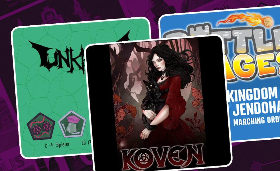 PNPArcade's tweet photo. It’s NEW GAME FRIDAY! We have Koven, Unkraut, Dungeon Pages. Check out all the new games here: https://t.co/tkJBTWkAwy https://t.co/qsqwY8H6tF