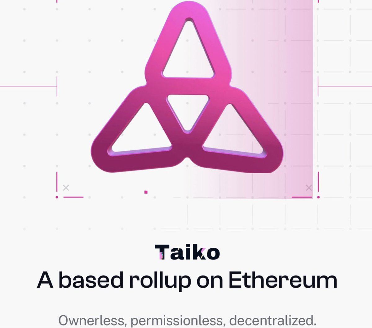 Believe in someETHing Believe in BASED rollups “🥁 Introducing  @alethiataiko : $TAIKO Alethia a BASED rollup. highly configurable, open  source, permissionless, decentralized and $ETH-equivalent. No centralised  actors . Fully owned by