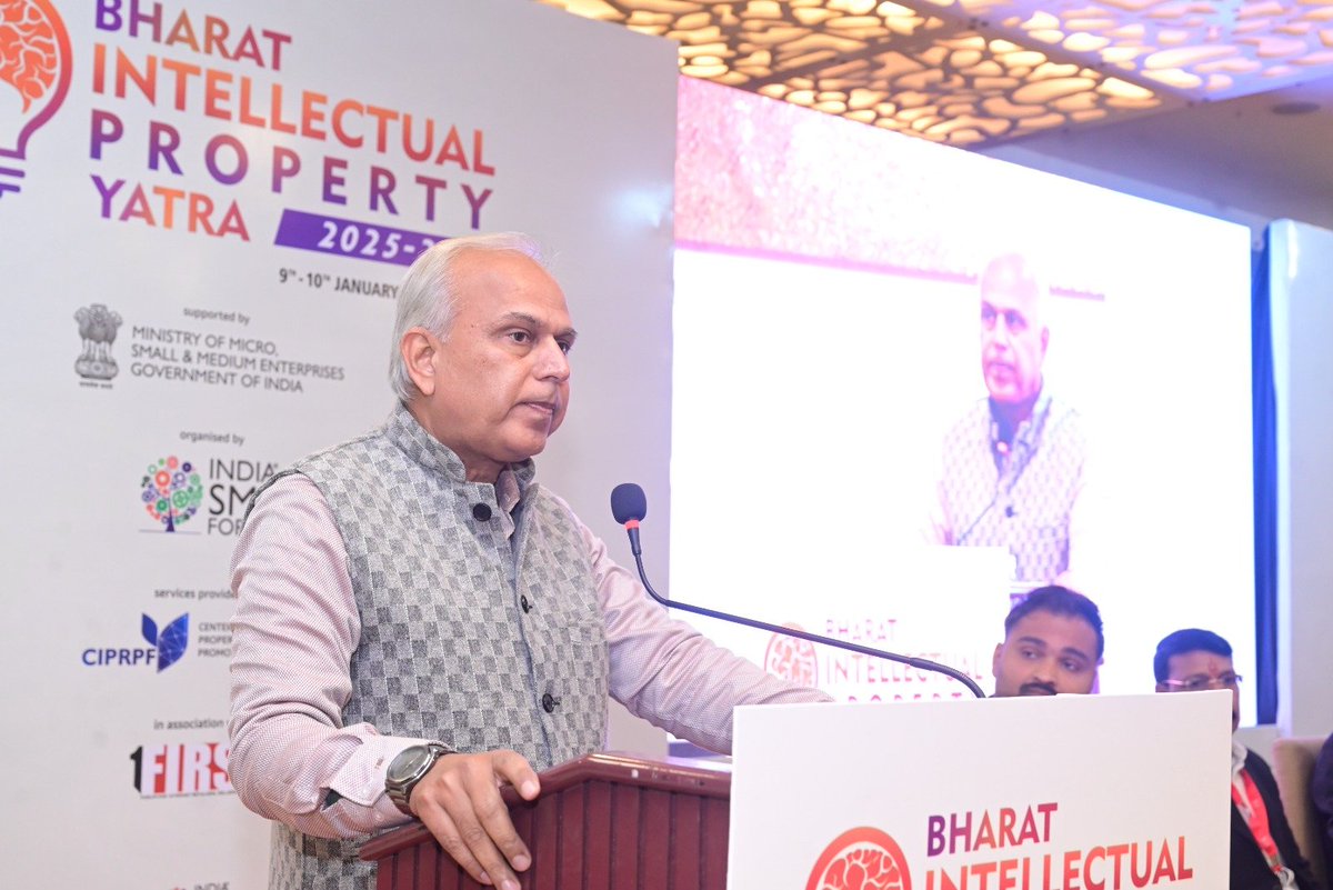 UKTripathi4's tweet photo. भारत intellectual property yatra by @India SME Forum @joshta https://t.co/uPbjc7mMNM