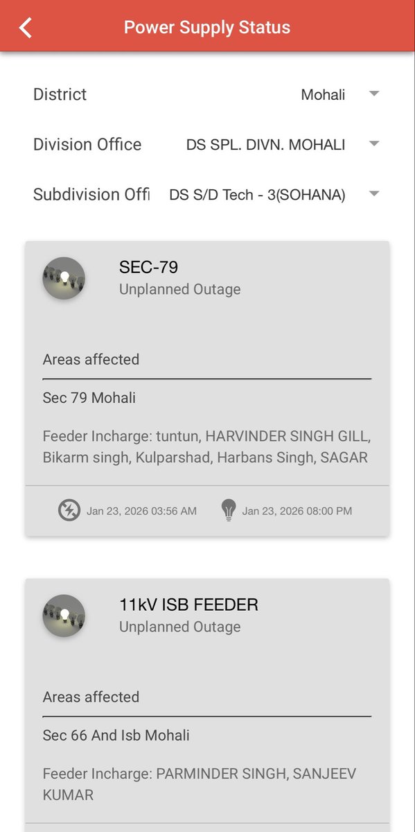 mpandherzsi's tweet photo. @BhagwantMann @dcmohali @komalmittal23 No light since the mid night of 22january in sector 79. Complaint raised on PSPCL but nothing done till now. No water supply since morning please do the needful @PSPCLPb https://t.co/HVlG6vXGwX