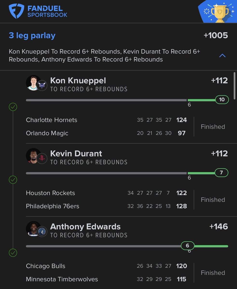 _PropDoctor's tweet image. Completely shitty night for straights

End up going 0-4

Thankfully we cashed two lottos to salvage the night some. 

3s Lotto +1442 ✅
Rebounds Lotto +1005 ✅

#GamblingX #NBA #NBABets