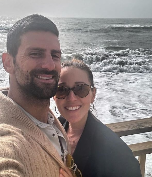 DjokovicFan_'s tweet photo. Novak Djokovic: "She used to be my girlfriend and before that she was my friend and before that she was my high school crush." ❤️ https://t.co/RuV2c6htho
